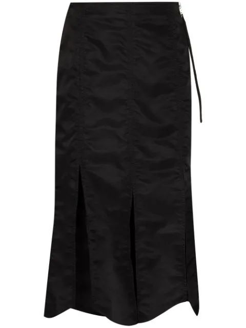 mid-length panelled skirt | Farfetch (UK)