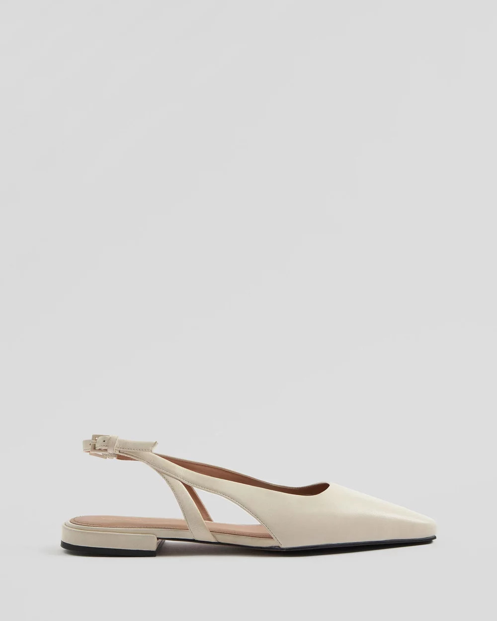 Slingback Leather Ballet Flats | THE ICONIC (AU & NZ)