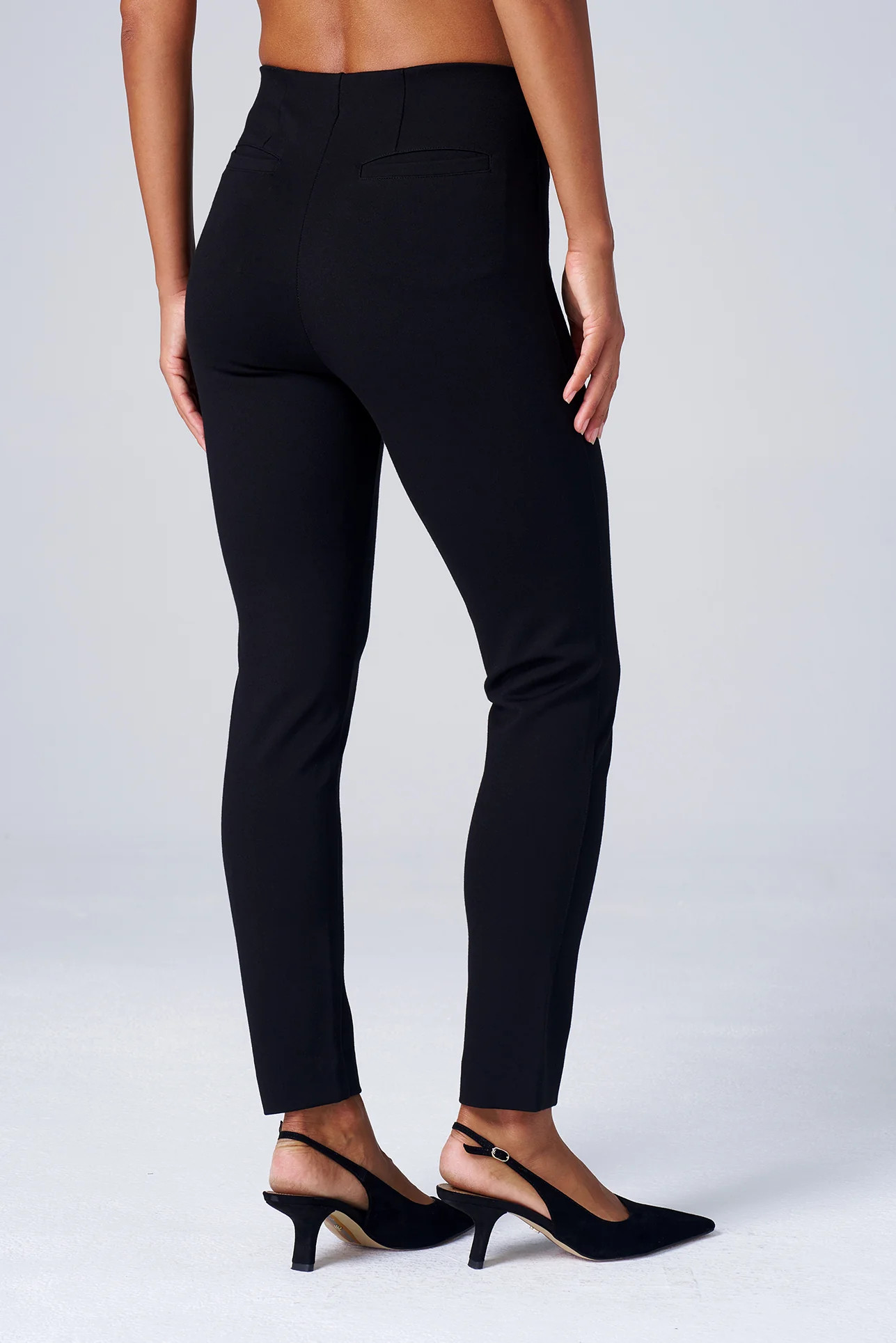 Ponte Ankle Work Pant – Luxe, Wrinkle-Resistant & Slimming | Franne Golde | Franne Golde