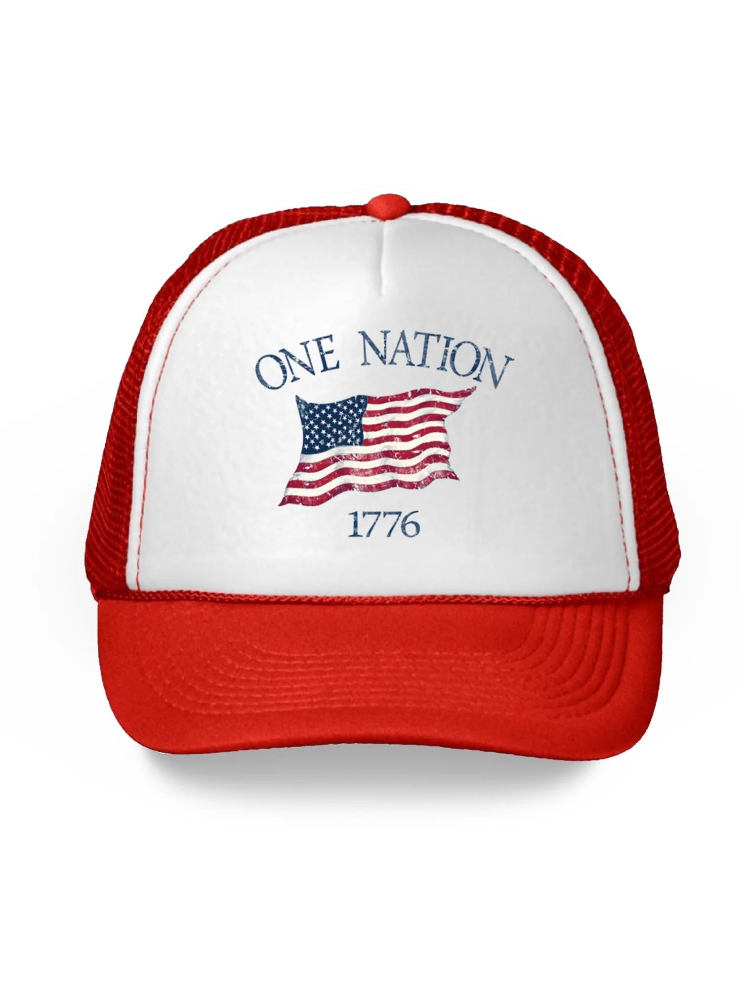 Awkward Styles USA Flag Hat American Trucker Hat One Nation 1776 Proud American Flag Hat USA Base... | Walmart (US)