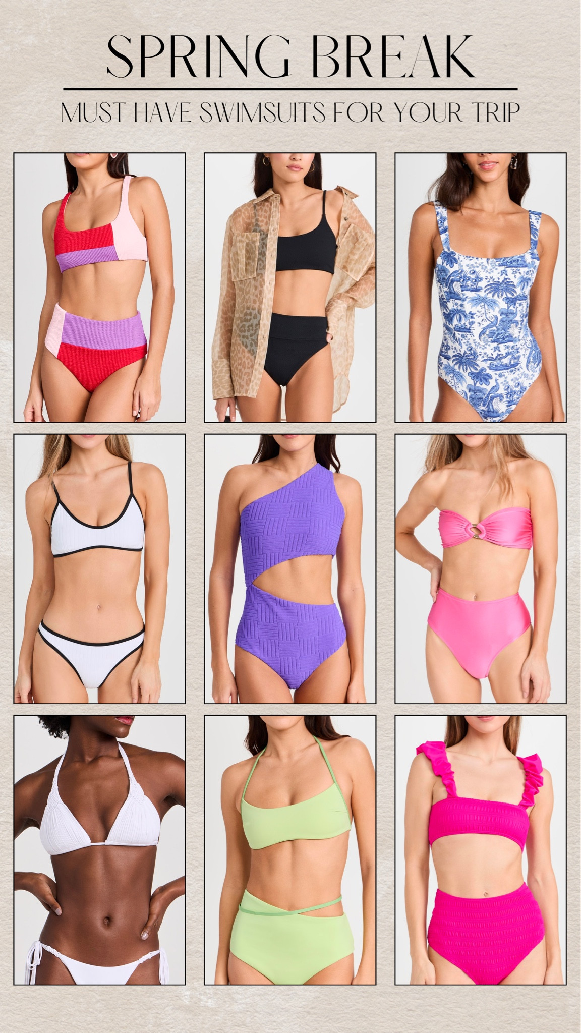 Favorite Swimsuits #springbreak 

#LTKSeasonal