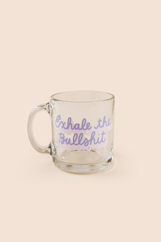 Exhale The Bull Glass Mug | Francesca's