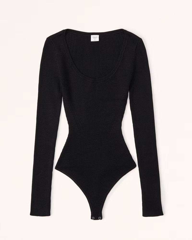 Scoopneck Sweater Bodysuit | Abercrombie & Fitch (US)