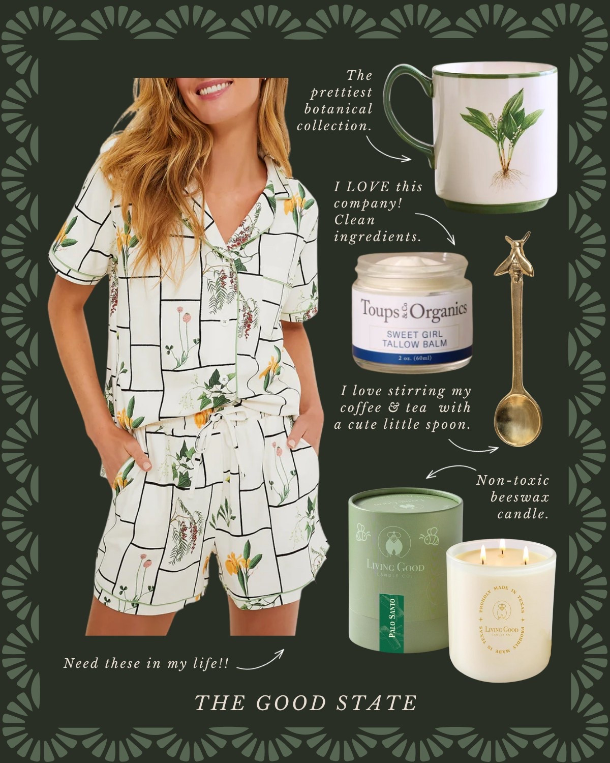 This collection is for those who embrace the slowed down rhythms on an early morning. For the ladies who linger with a cup of coffee in one hand and a journal in the other. For the ones who take notice of the sunlight dancing through the windows and breathes deep the aroma of freshly ground coffee as it’s prepared for the french press. This collection is for those who enjoy matching pajama sets and have one too many coffee mugs (if having too many is even possible). This is for those who are slowing down—even if just internally—in whatever season of life they find themselves in. This is for you☀️ The good state, Lauren England, Amazon, Vera Bradley, slow mornings, Emily lex, pottery barn, beauty, clean beauty, chappywrap, stationary, spring fashion, printfresh, coffee mugs, kitchen, living room, spring, spring home, tuckernuck, print fresh, summer outfit, summer fashion


#LTKFindsUnder100 #LTKFindsUnder50 #LTKStyleTip