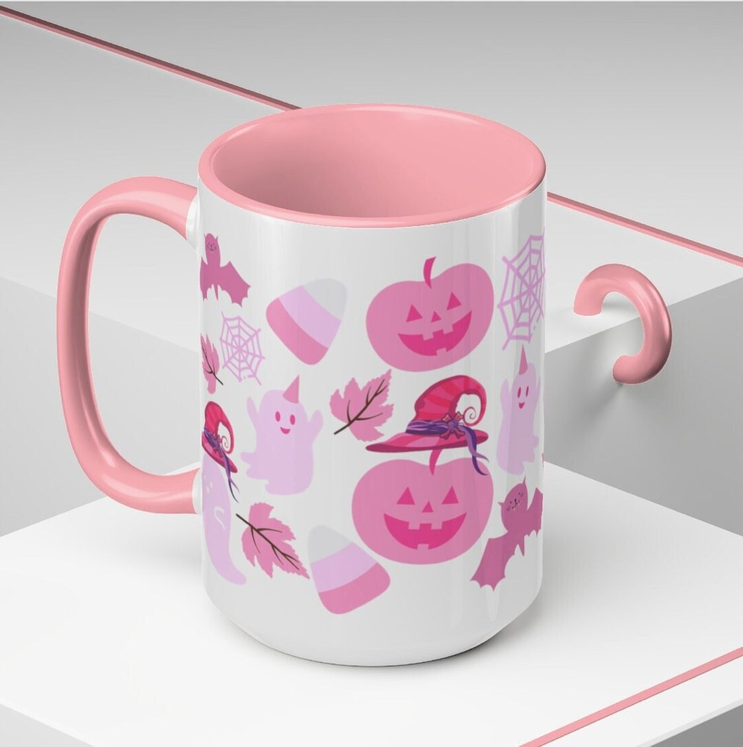 Pink Pumpkin Mug Hello Fall Mug Hello Pumpkin Fall Campfire - Etsy | Etsy (US)