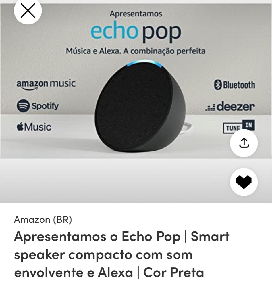 Alexa Echo pop 
#Amazon #Ltk