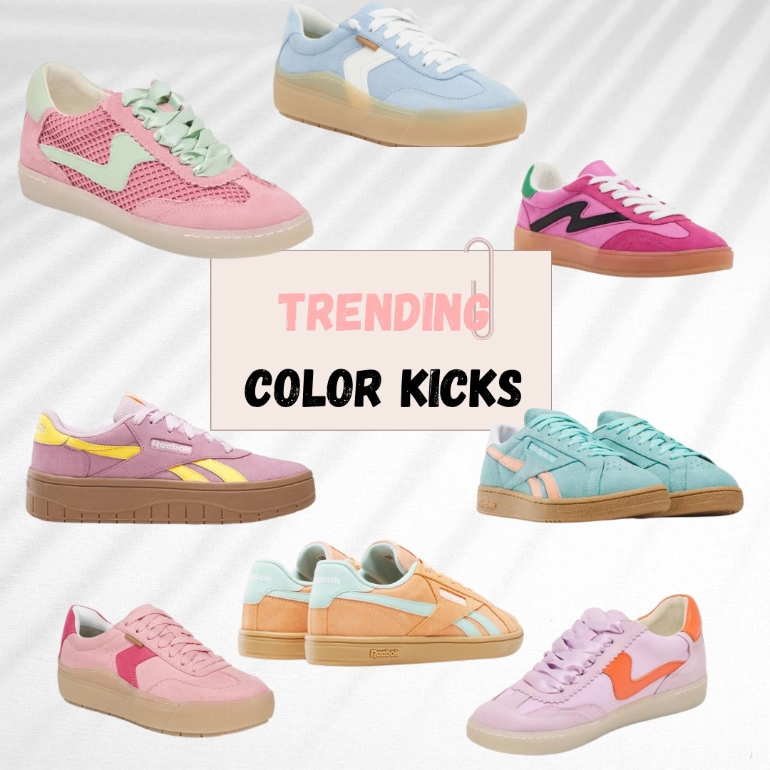 Trying to keep up with the trends?  Well here is one that any age can rock!  We need to be all about the colorful kicks this season!  Not only trending but practical and fun and can make any simple outfit look amazing!  

P.s.  some of these are part of a great BOGO 50% off sale!  

#LTKOver40 #LTKStyleTip #LTKShoeCrush