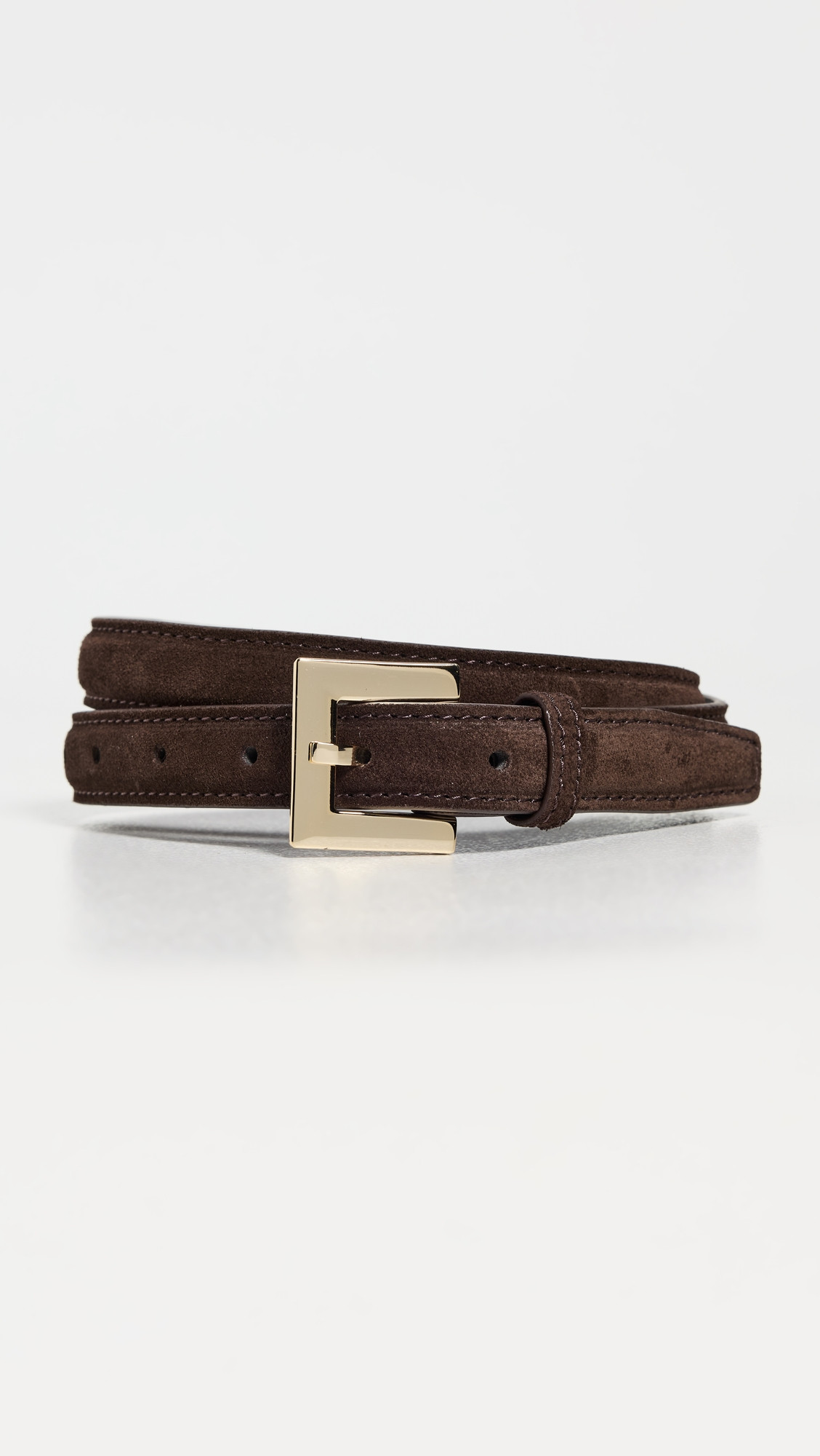ANINE BING Nicola Belt Dark Brown M/L | Shopbop