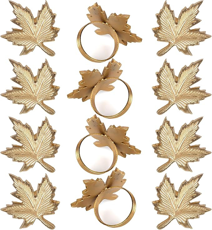 Napkin Ring Holders, Napkin Rings, Napkin Rings Set of 12, Napkin Ring Holders for Cloth Napkins,... | Amazon (US)
