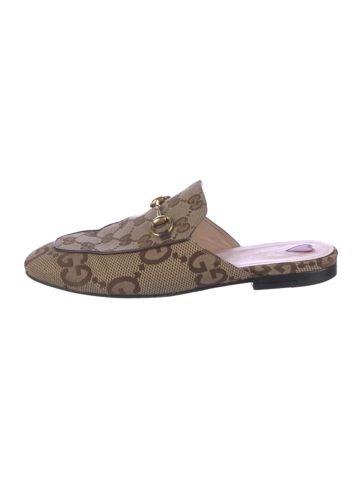 GG Canvas Canvas Mules | The RealReal