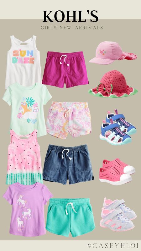 Girls new arrivals at Kohl’s! Such cute shirts and shorts for the summer time! Loving this watermelon sun hat! 

#LTKbaby #LTKSeasonal #LTKkids