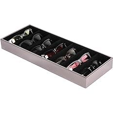J JACKCUBE DESIGN MK378 - Leather Eyeglass Storage Case with 7 Compartments | Amazon (US)