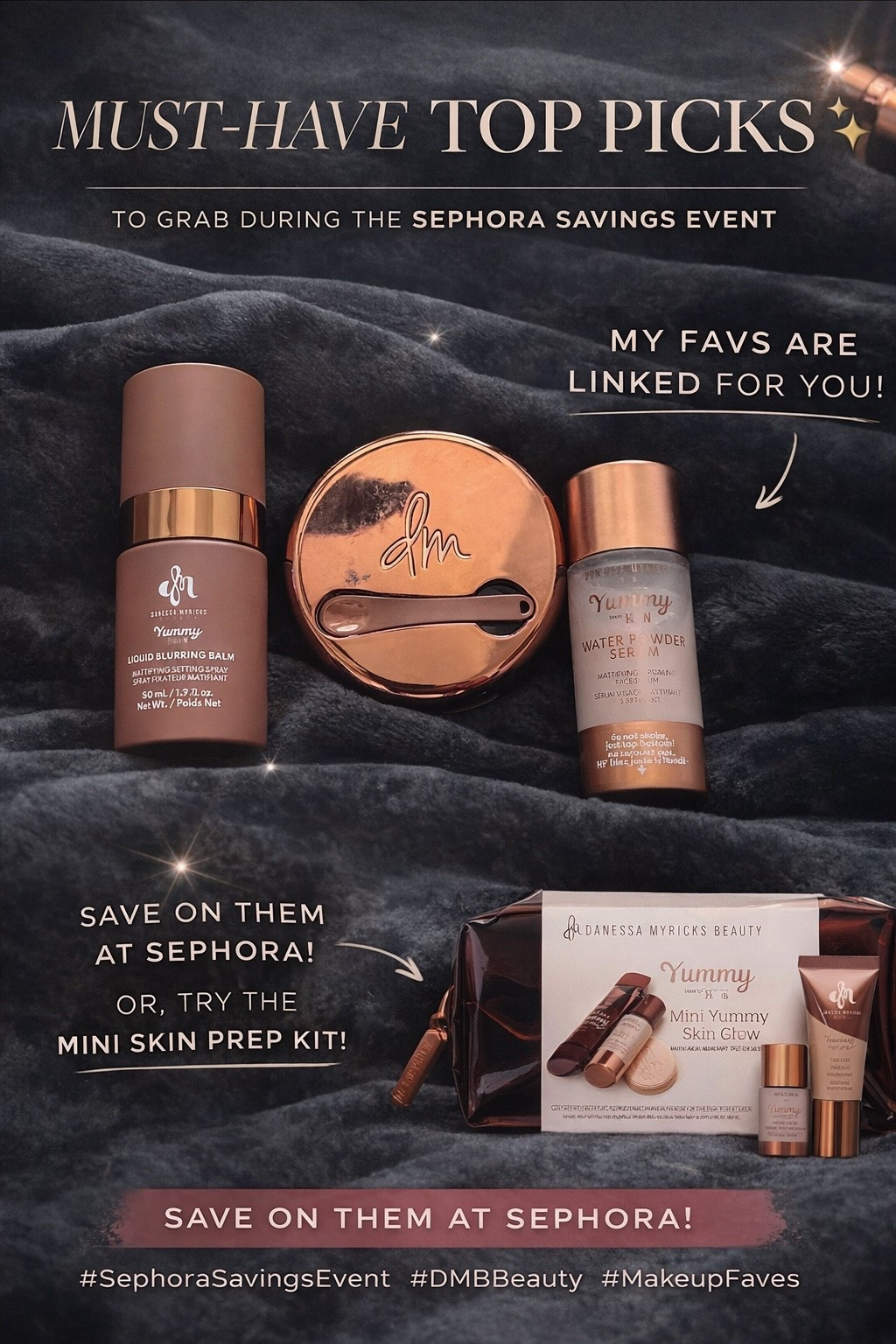 If it’s in my makeup bag… it’s worth it 💅🏽✨

These Danessa Myricks Beauty Yummy Skin products have been in heavy rotation for a reason—blurred, smooth, skin-like finish EVERY time.

And now? You can grab them during the Sephora Savings Event 👀

Perfect time to restock your faves or try the mini kit before committing to full size (you already know I love a good mini moment ✈️)

Luxury skin without the heavy feel… yeah, we’re not gatekeeping this one 💕

🔗 Linked for you — go ahead and add to cart

#SephoraSavingsEvent
#DanessaMyricks
#DMBBeauty
#YummySkin
#MakeupMustHaves
#LuxuryBeauty
#FlawlessBase
#MakeupFavorites
#SephoraFinds
#BeautyOver40
#LTKBeauty
#TikTokMadeMeBuyIt
#SkinLikeFinish
#MakeupRoutine
#BeautyDeals
