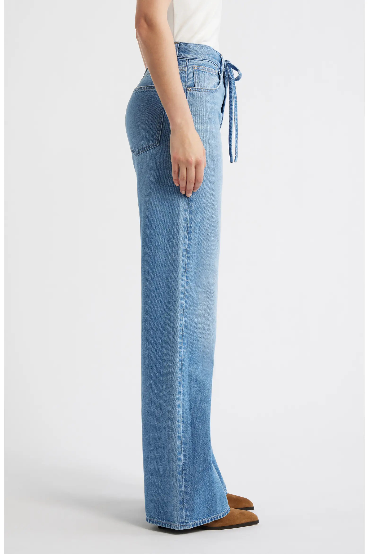 The Ultimate Wide-Leg Jean in Airy Denim (Women) | Nordstrom | Nordstrom