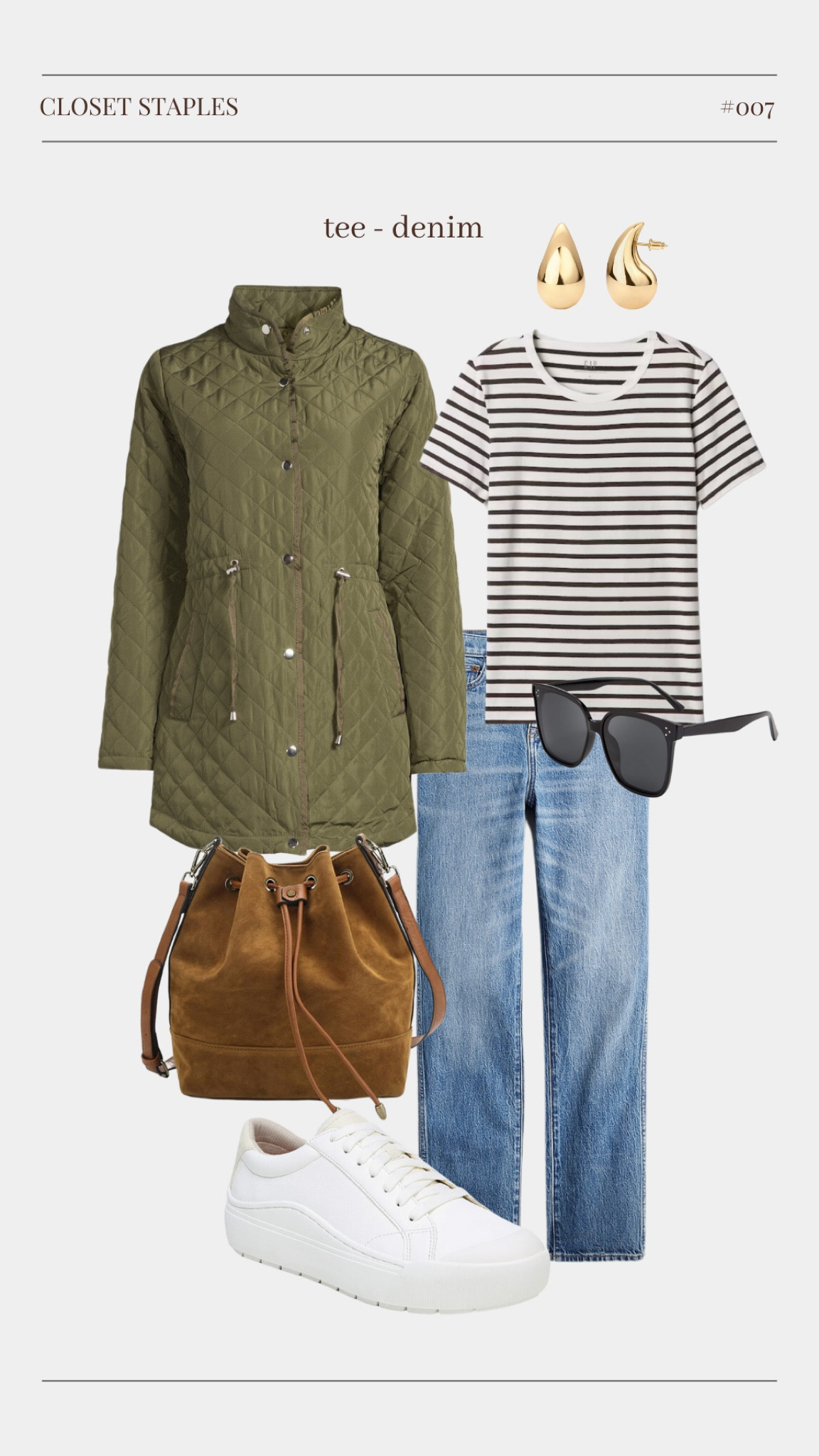 striped tee + denim 

#LTKfindsunder50 #LTKstyletip