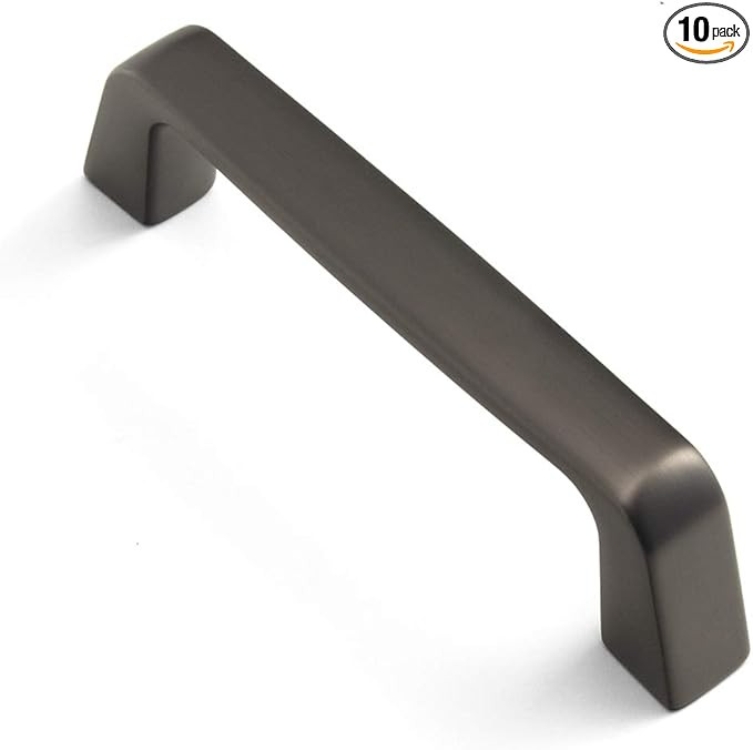 Goo-Ki Elegant Grey Zinc Alloy Wide Cabinet Handles - 3.78''(96mm) Hole Center Affordable Luxury ... | Amazon (US)