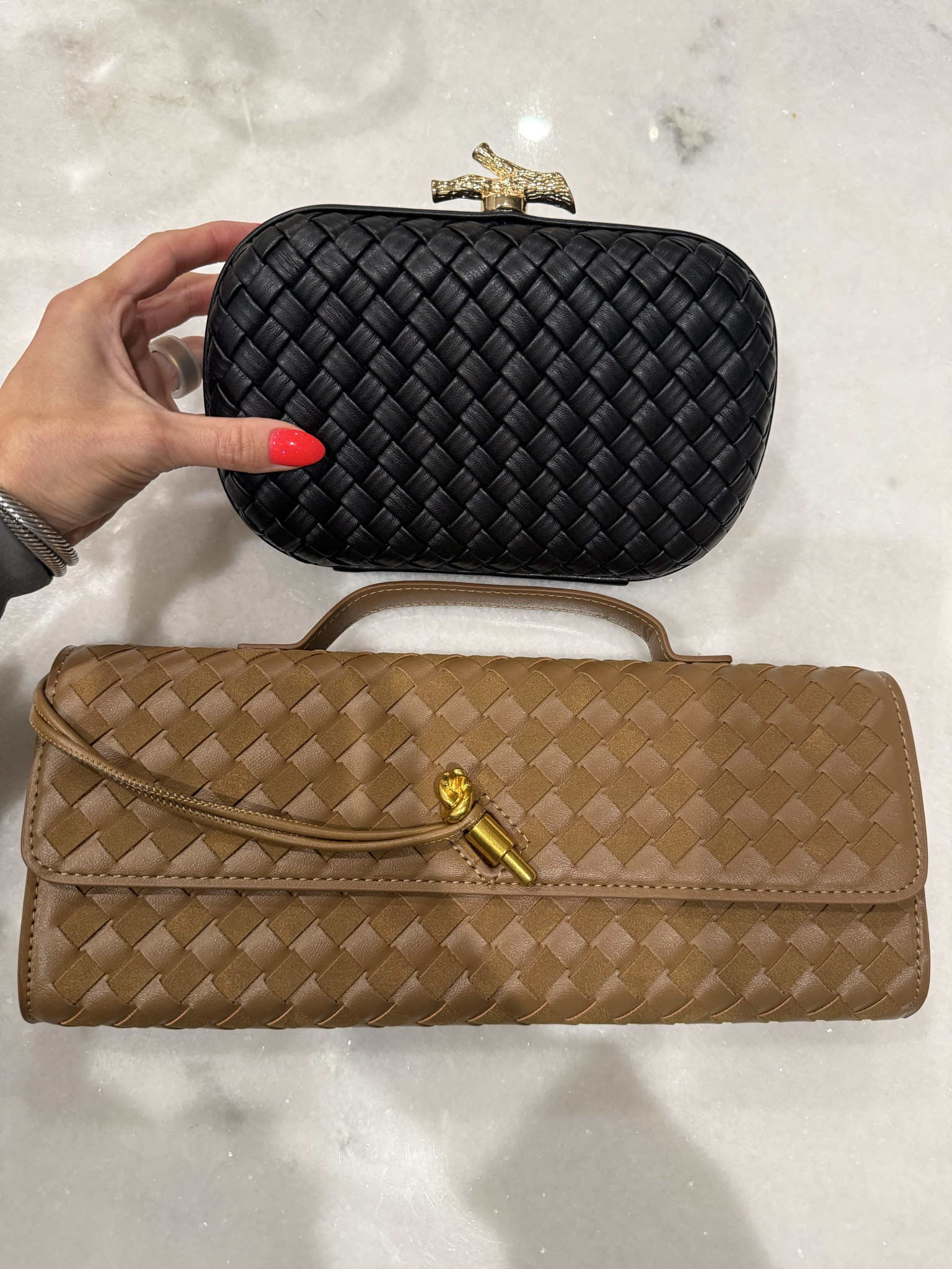 Expensive looking clutches from Amazon that look designer 