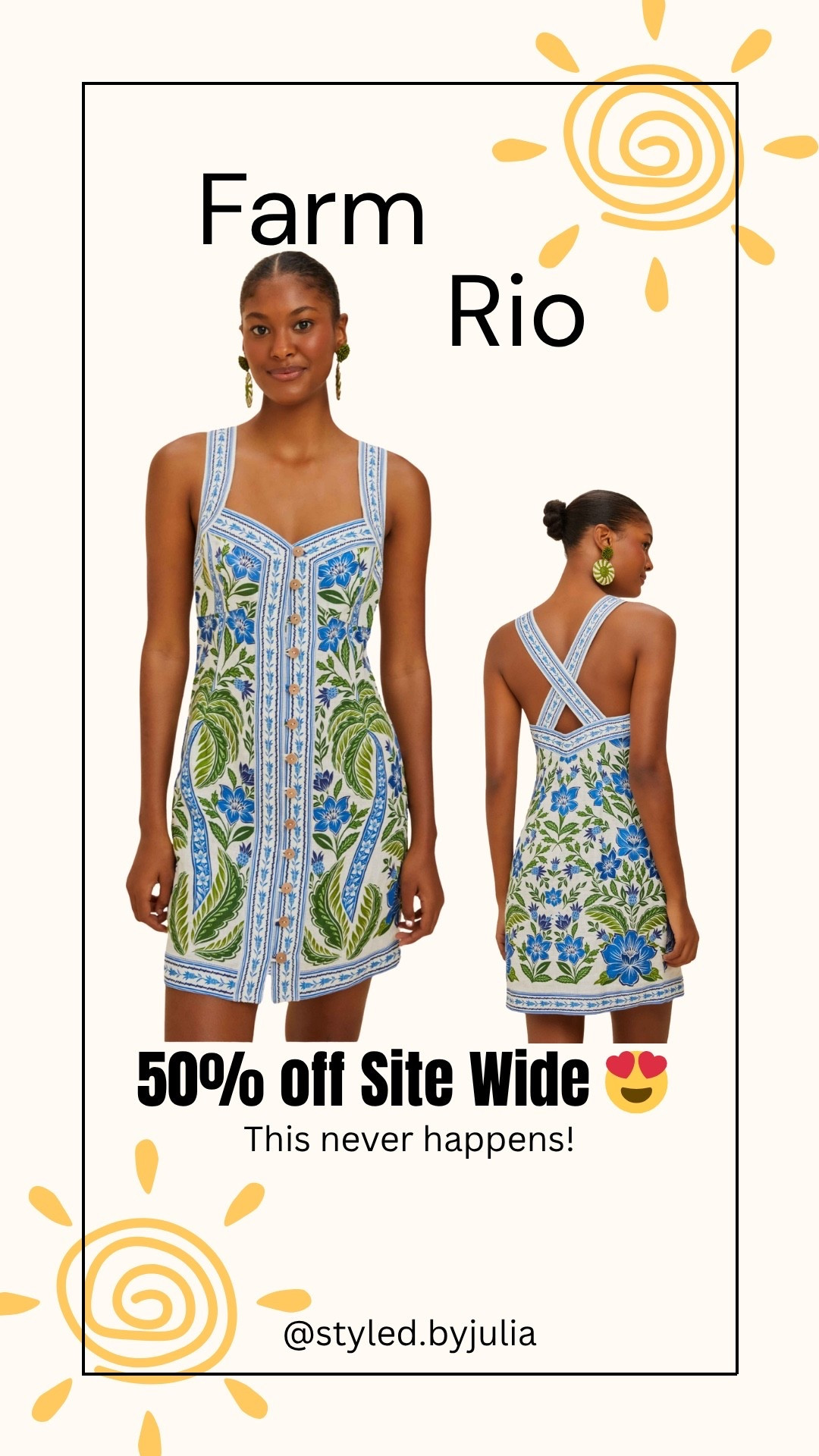 Farm rio sale 4th of July sale summer outfits summer dress shift dress blue and green

#LTKSaleAlert #LTKStyleTip #LTKTravel