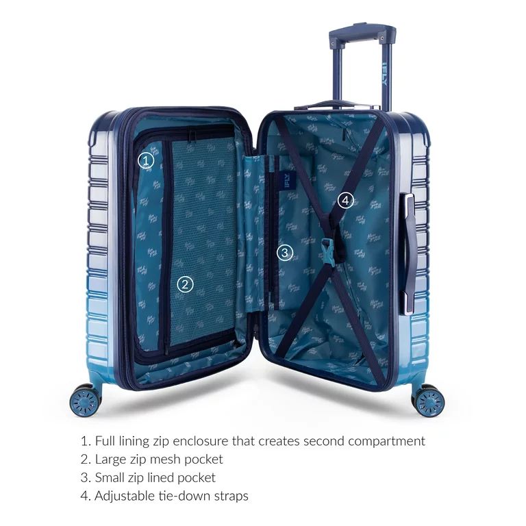 iFLY Hardside Fibertech Carry On Luggage 20", Sunny Sky | Walmart (US)
