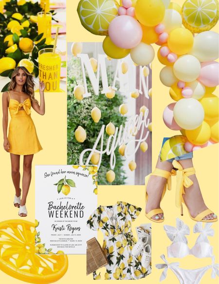 She found her main squeeze - bachelorette party theme! We love a bright fun colorful party theme and this is one of the cutest 🍋

#LTKwedding #LTKSeasonal #LTKtravel