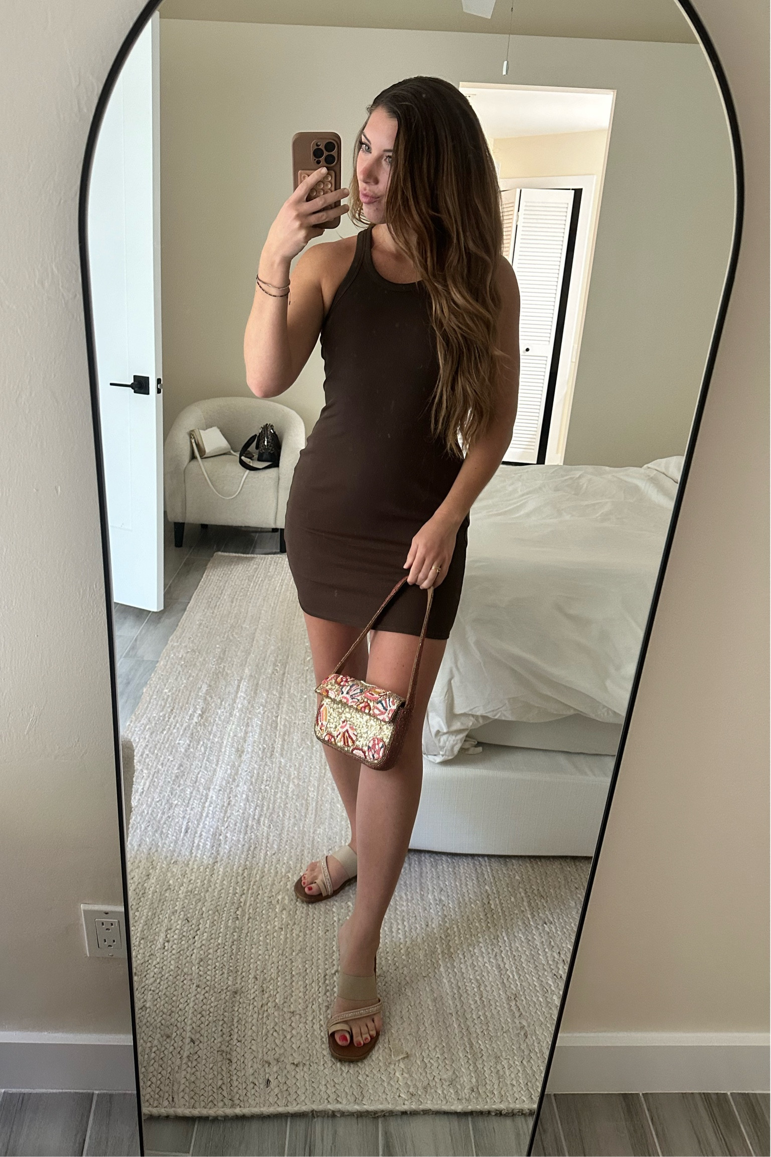 strapless open back dress Hot Pink Bodycon Rhinestone Corset Mini Dress