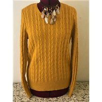 st John's Bay, Sweater, Yellow Knit Pullover, Mustard Knit, Warm Women's Large Sweater | Etsy (US)