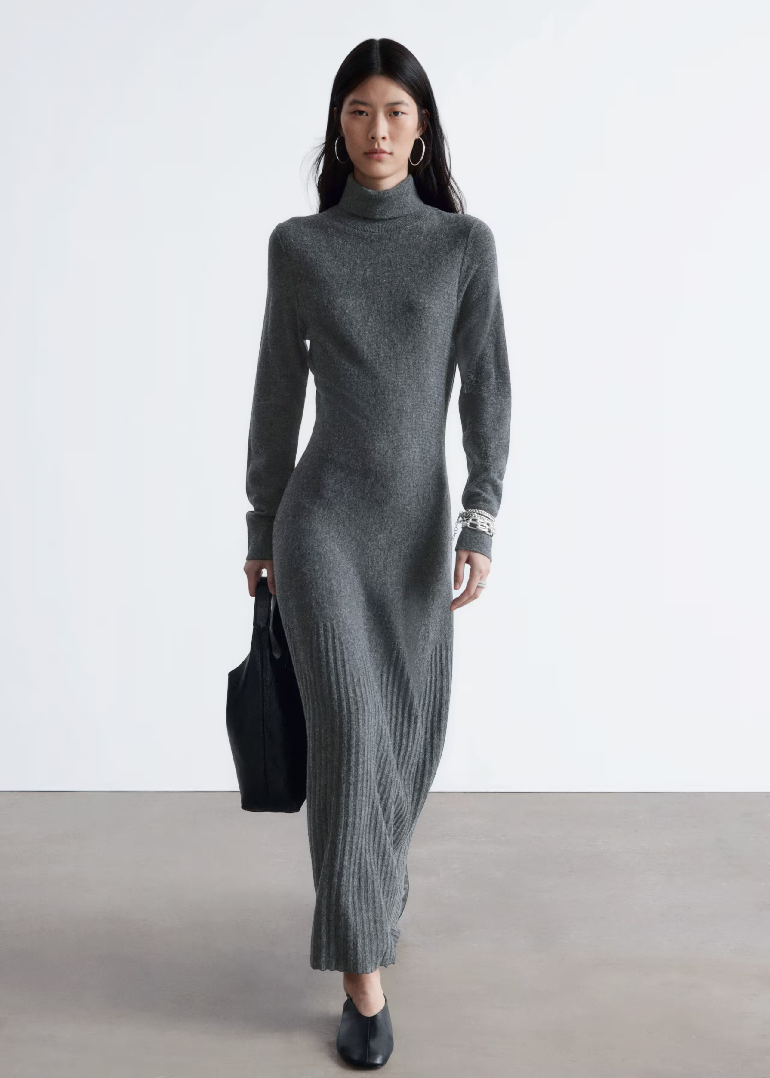 Merino-Wool Turtleneck Maxi Dress | & Other Stories UK