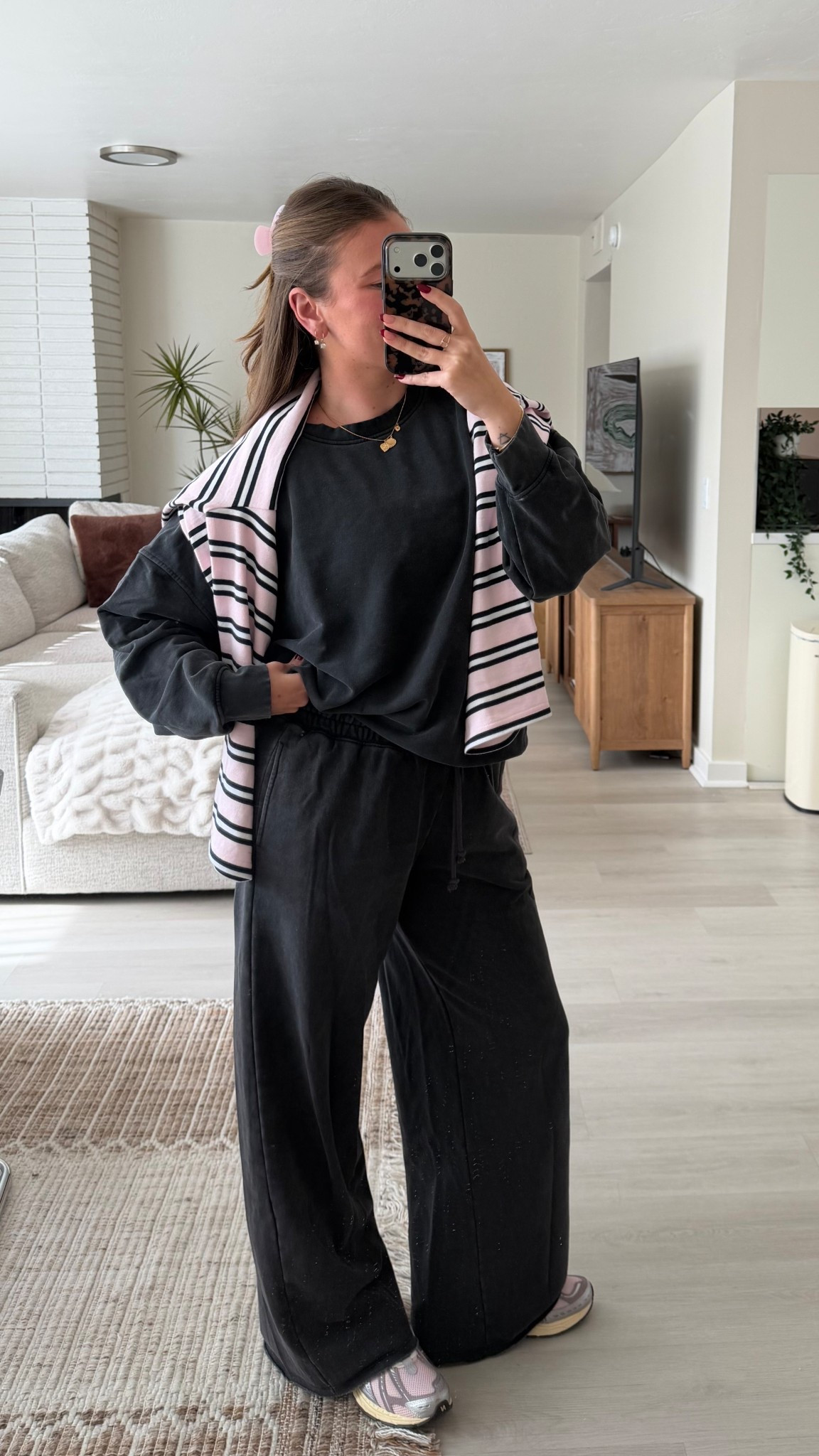 Wearing a medium in everything 