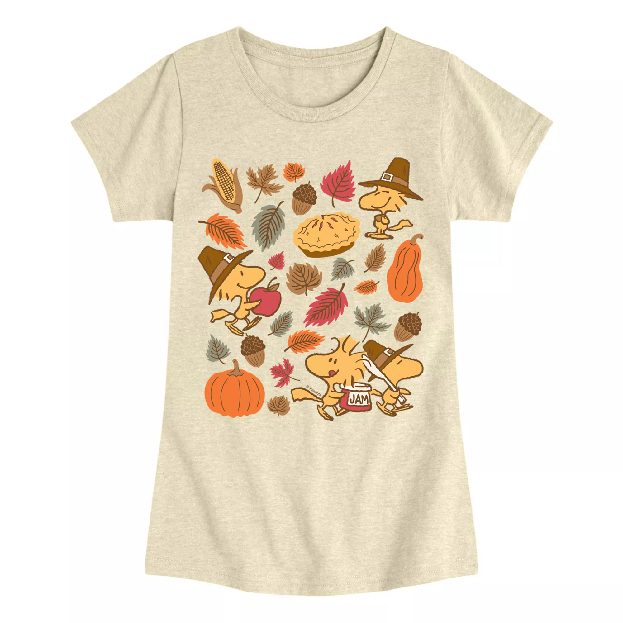 Girls 7-16 Peanuts Woodstock Thanksgiving Graphic Tee | Kohl's