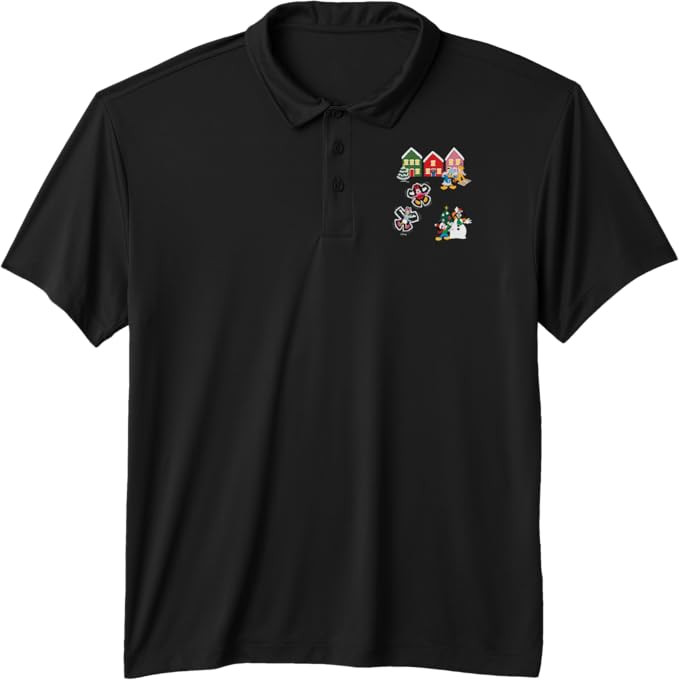 Disney Mickey Mouse and Friends Christmas Winter Fun Performance Polo Shirt | Amazon (US)