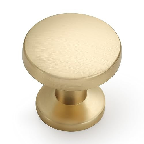 Asidrama 10 Pack Brushed Brass Kitchen Cabinet Knobs Dresser Knobs Drawer Knobs Cabinet Hardware Zinc Knobs for Dresser Drawers | Amazon (CA)