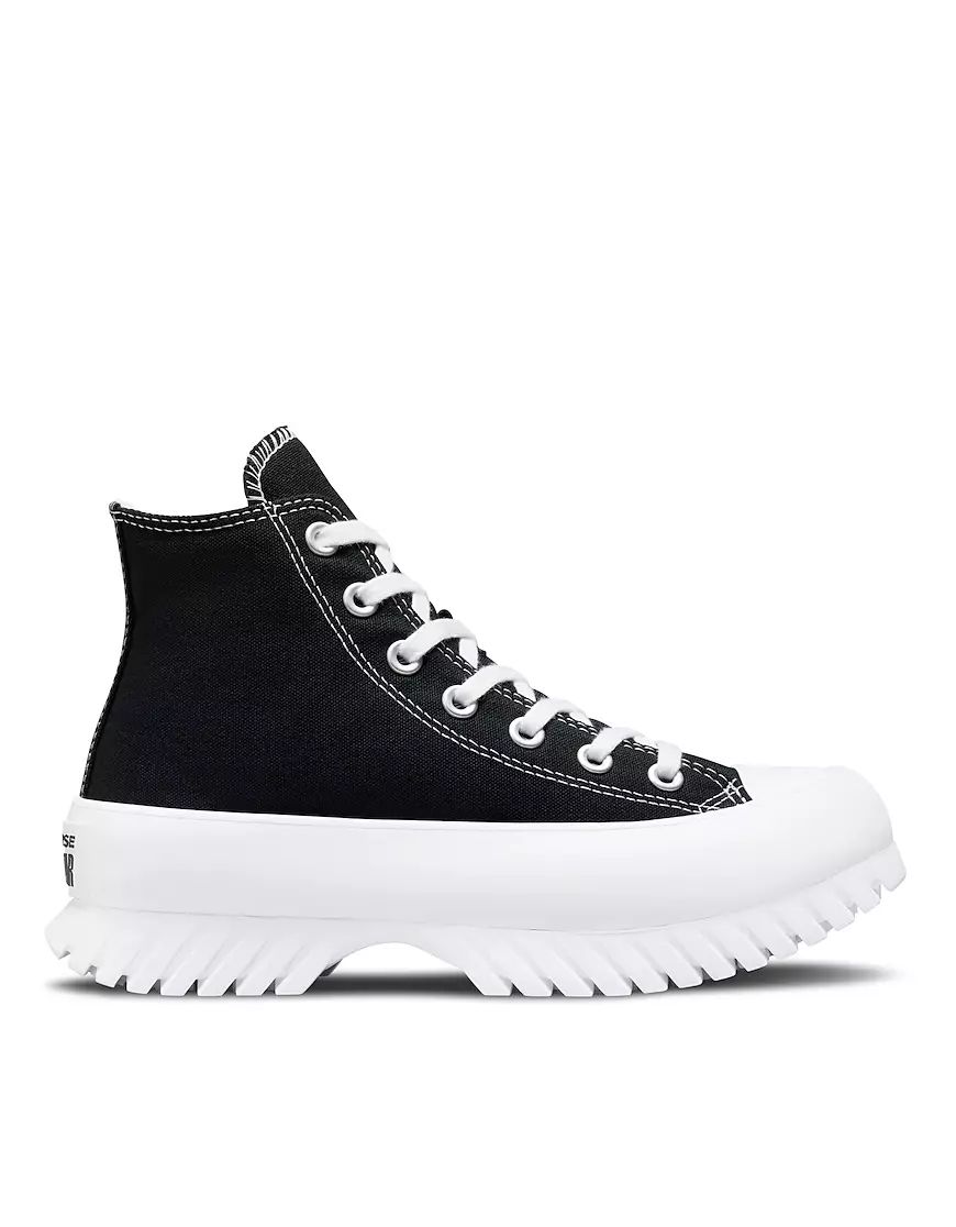 Converse Chuck Taylor All Star Lugged 2.0 sneakers in black/egret | ASOS (Global)