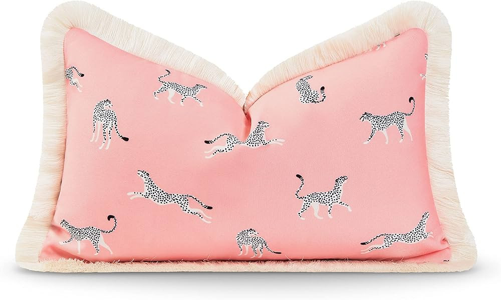 Hofdeco Premium Tropical Patio Indoor Outdoor Lumbar Pillow Cover Only, 12"x20" Water Resistant f... | Amazon (US)