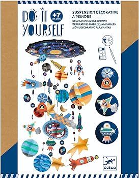 Djeco-US Do It Yourself Solar System Mobile Kit Arts & Crafts for Ages 8 to 12 | Amazon (US)