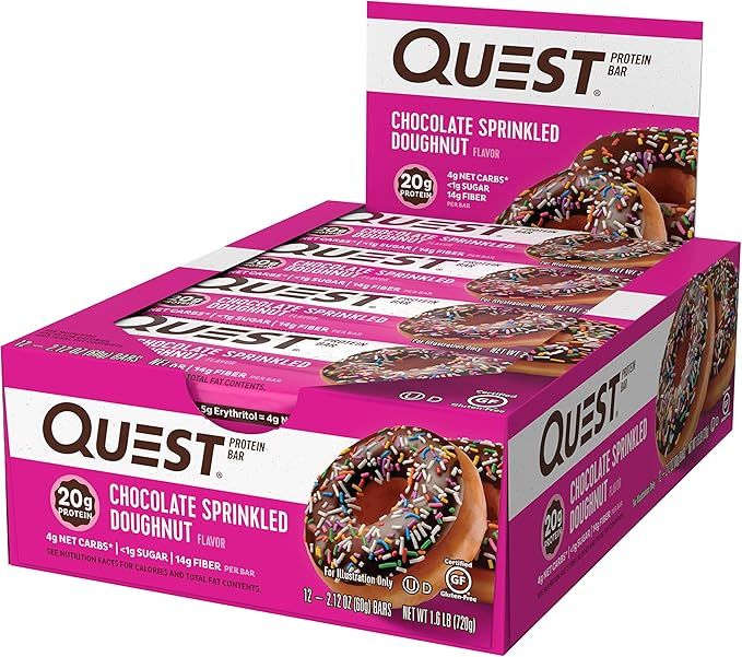 Quest Nutrition- High Protein, Low Carb, Gluten Free, Keto Friendly, 12 Count | Amazon (US)