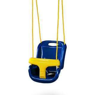 Gorilla Playsets Blue Infant Swing with High Back 04-0032-B - The Home Depot | The Home Depot