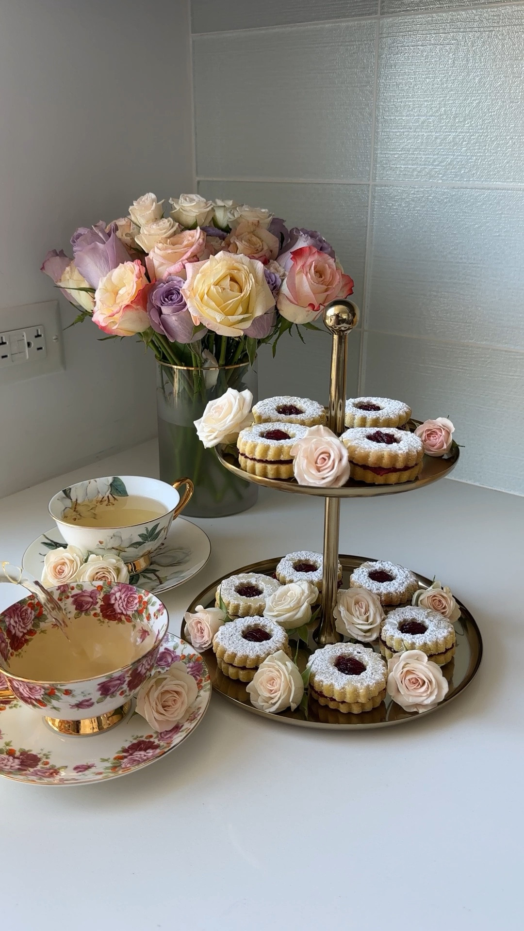 Tea sets, vase, party set up 

#LTKHome #LTKVideo