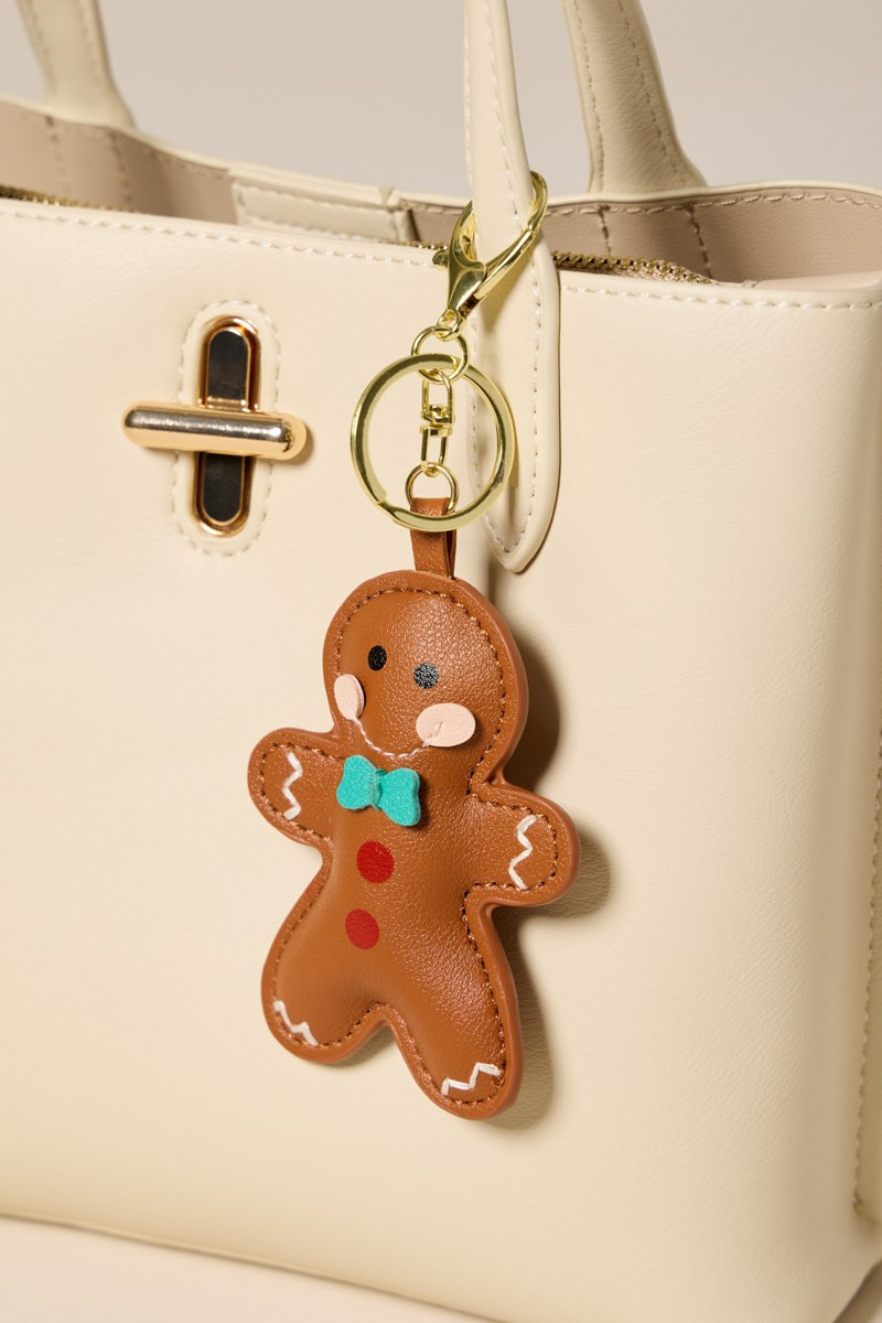 Gingerbread Bag Charm | Francesca's