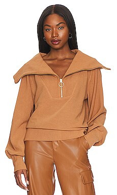 Varley Vine Half Zip Jacket in Rye from Revolve.com | Revolve Clothing (Global)