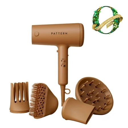 PATTERN by Tracee Ellis Ross Blow Dryer with Four Attachments for Curly Coily & Tight Texture Hair C30 | Walmart (US)