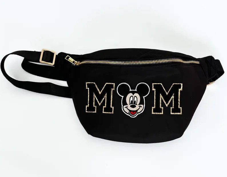 Personalized Disney Fanny Pack Custom Initial Belt Bag Minnie Mickey Inspired Waist Bag Kids and ... | Etsy (Global)