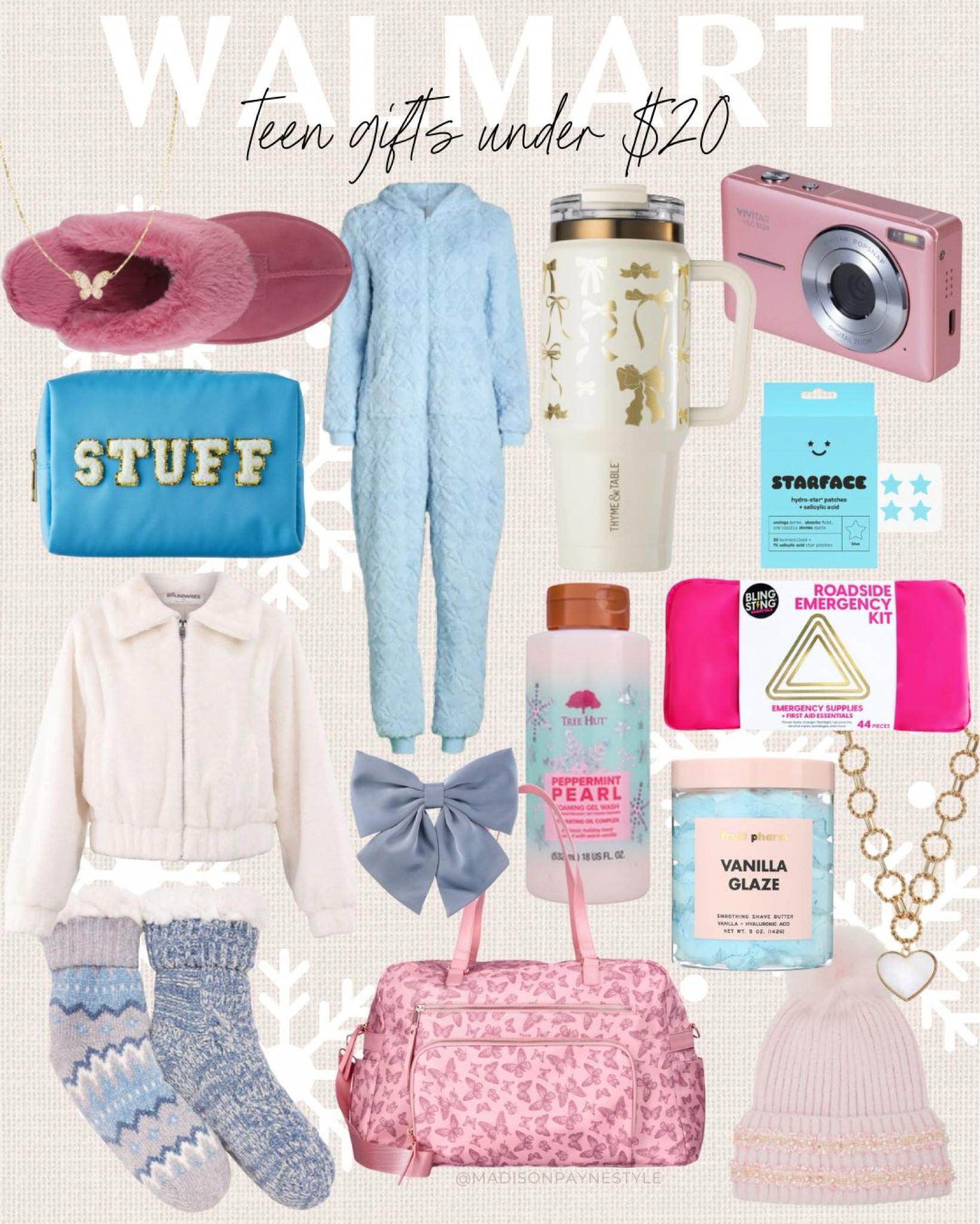 WALMART Gifts for Teens Under $20 🎁 beauty, fashion, electronics, and travel all under $20 

Gift guide, gifts for teens, teen gifts, Walmart gifts, Walmart teen gifts, Christmas gifts, Walmart, Madison Payne 

#LTKSeasonal #LTKGiftGuide #LTKHoliday