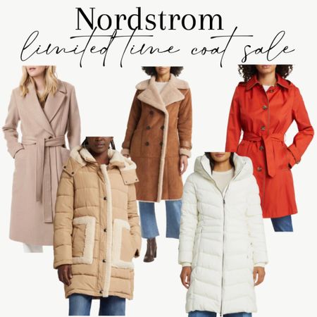 Nordstrom limited Time Coat Sale! 
Nordstrom sale 
Winter Coats on sale 

#LTKsalealert