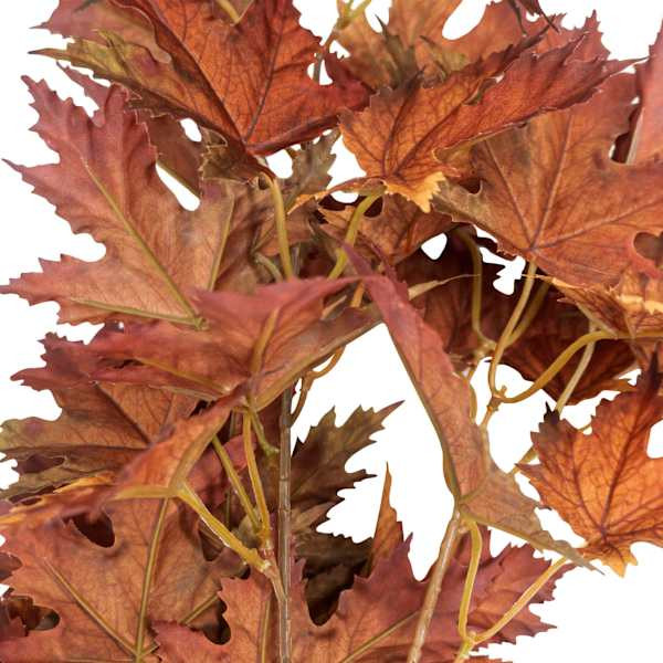 Orange Maple Leaf Stem, 36" | At Home