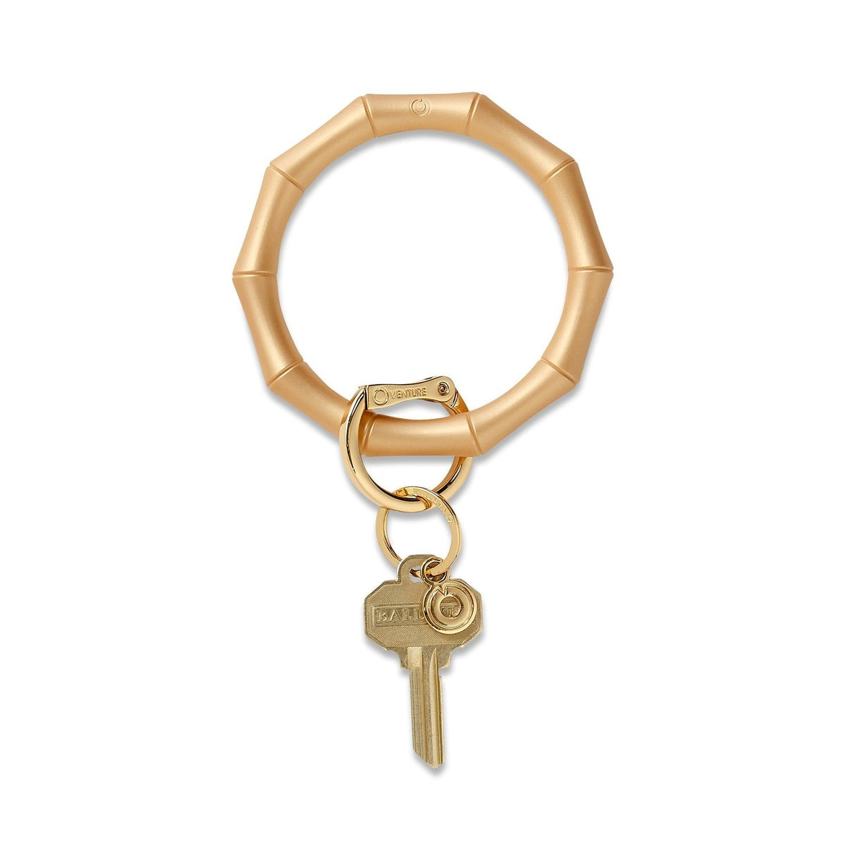 Gold Rush Bamboo - Silicone Big O® Key Ring | Oventure