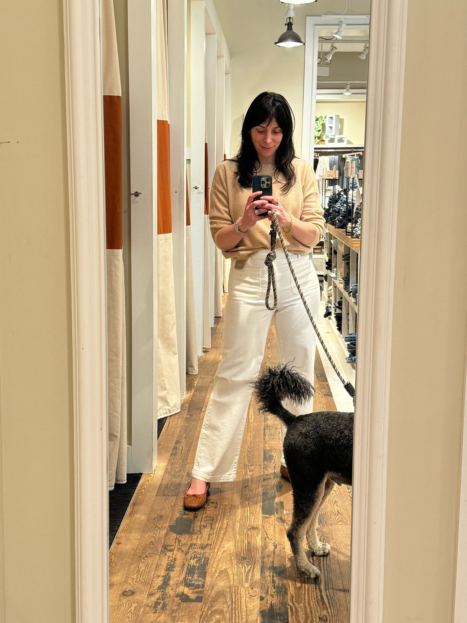 Wearing the Emmett wide leg pant with patch front pockets. Sized down to a 26. Use the code FIRSTDIBS for 25% off 

#LTKover40 #LTKSpringSale