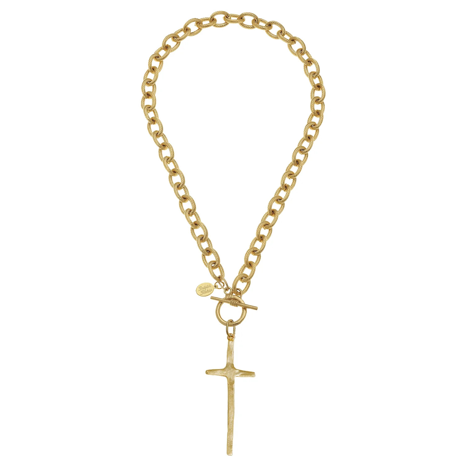 Tall Cross Toggle Necklace | Susan Shaw