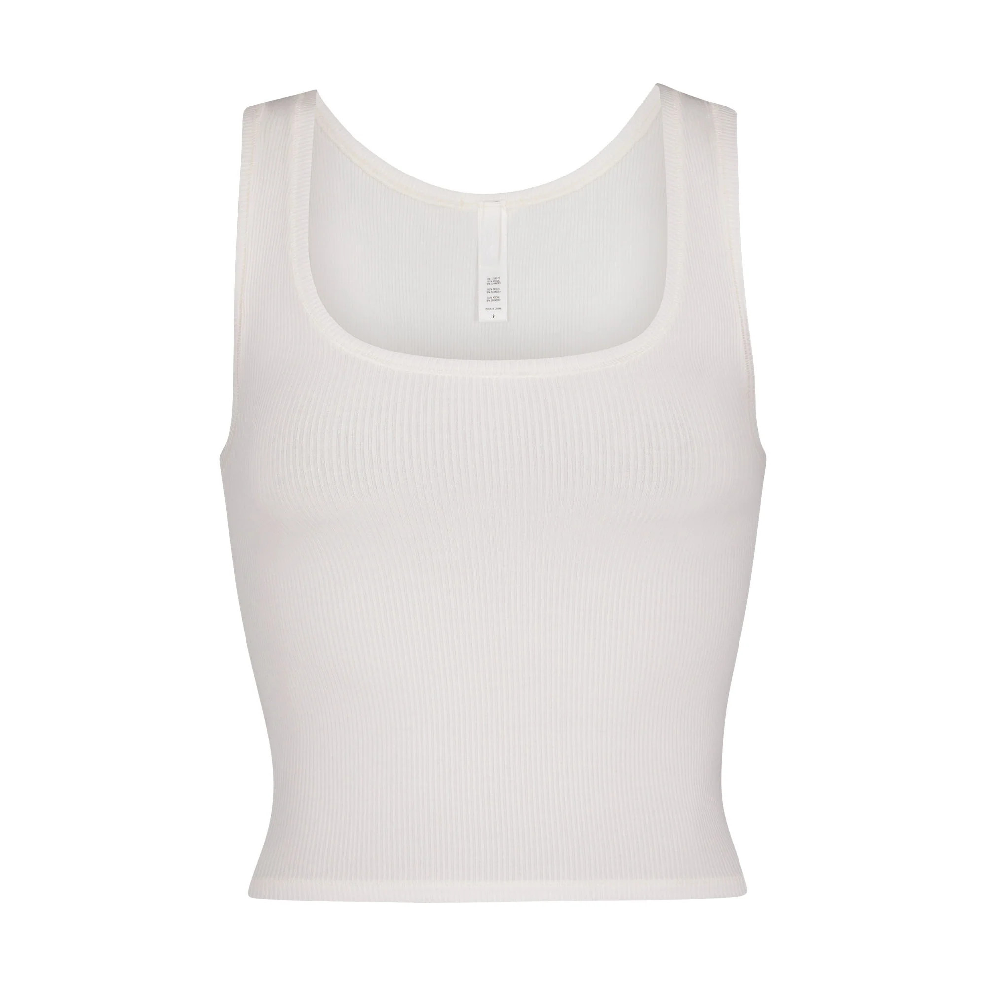 SKIMS Tank Top | White | Small | Soft Lounge | SKIMS (US)