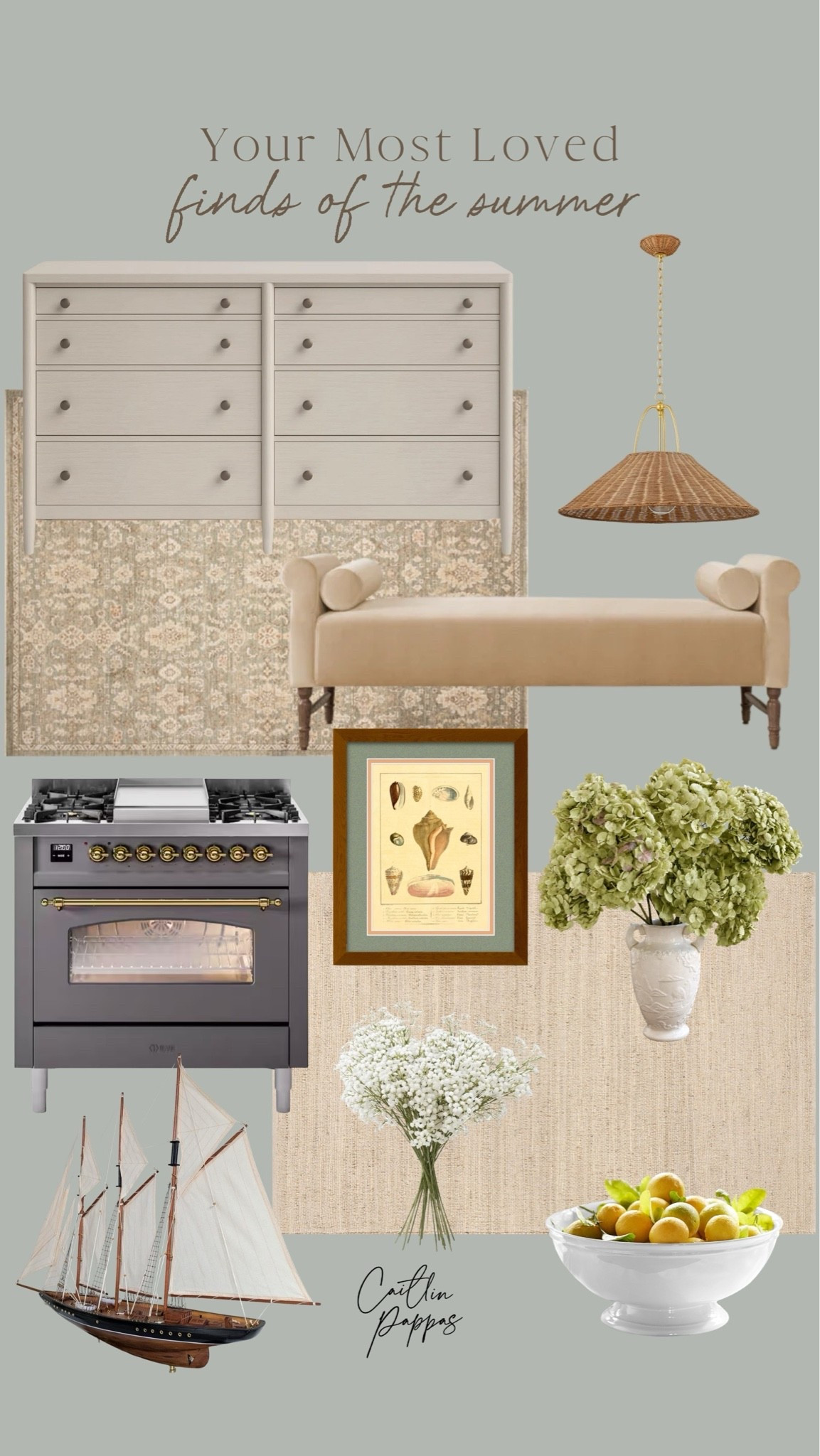 Your most loved finds of the summer season 🤍 I’m so glad these were all follower favorites this summer. This velvet bench, pretty dresser, faux summer stems, and so many more are such favorites of mine too.

#LTKHome #LTKSeasonal