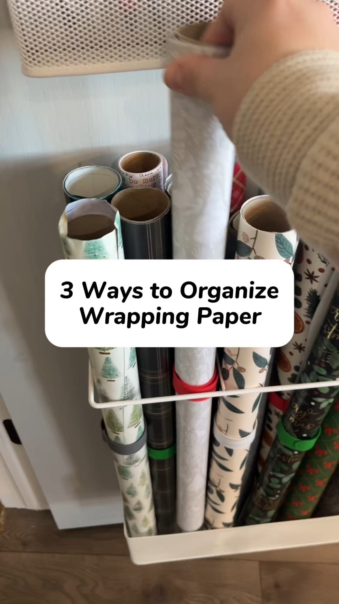 It’s time to get your wrapping paper organized! Gift wrapping season is here and it’s soooo much more enjoyable to wrap presents when you are stocked up on supplies and they are easy to find and grab.

Here are a few ideas for organizing things, depending on your space. 

#LTKHome #LTKHoliday #LTKmomlife